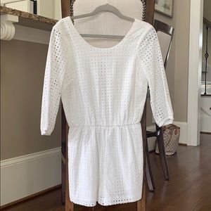 Anthropologie Eyelet Romper